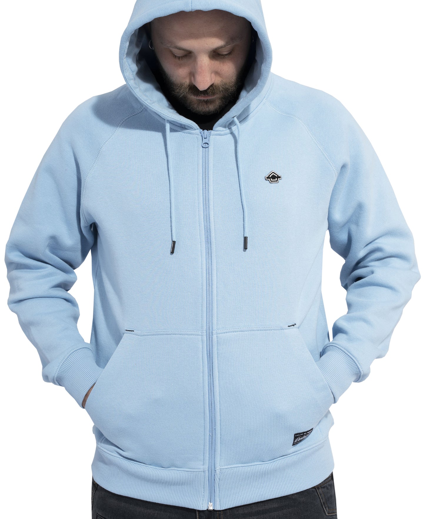 Sweat à capuche Phaeton Zip, blanc