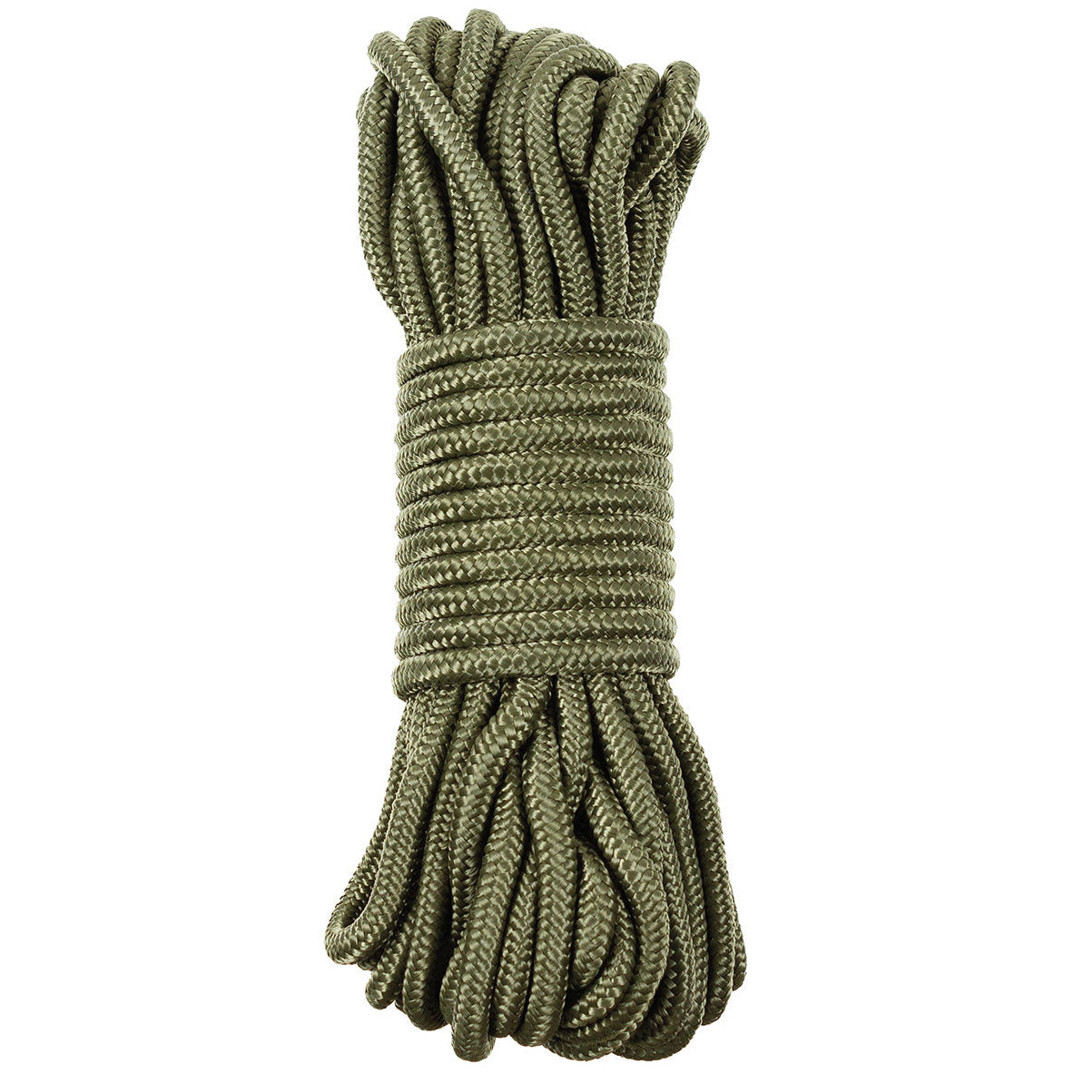 Corde, olive, 5 mm, 15 mètres