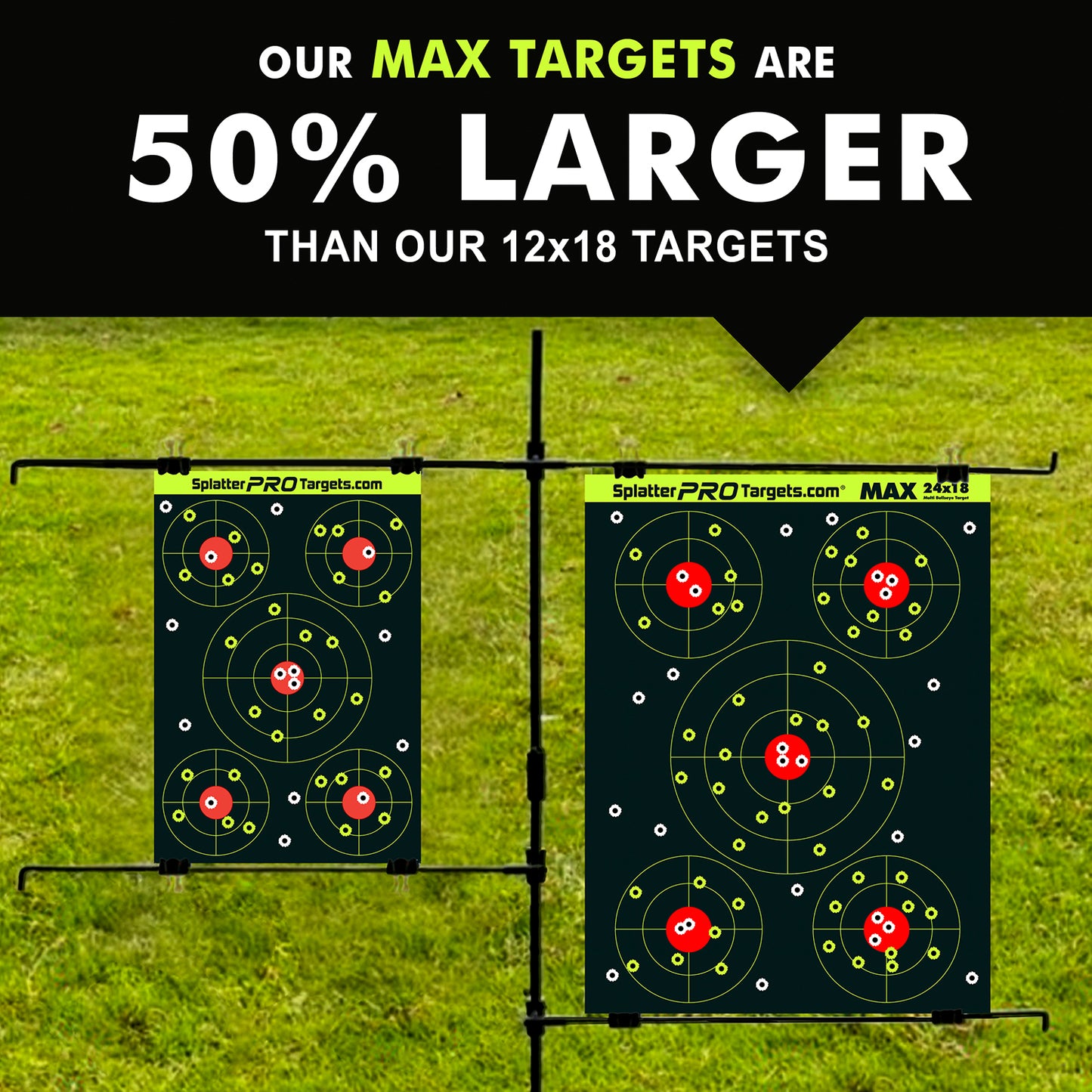 Splatter Pro Targets Zielscheiben MXFR 03, 60x45cm, 10er Packung