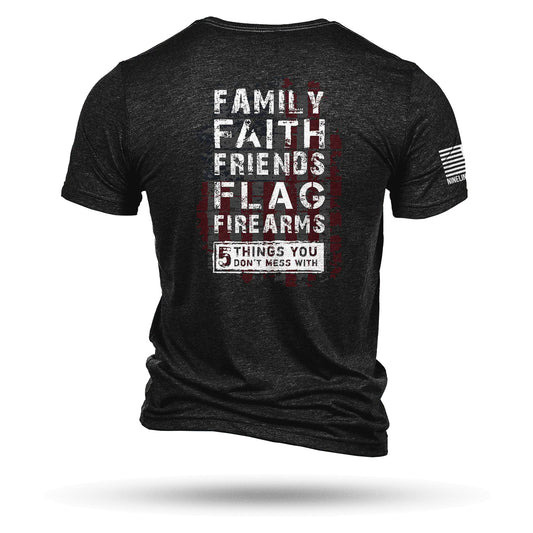 T-shirt 5 COSE, nero antracite