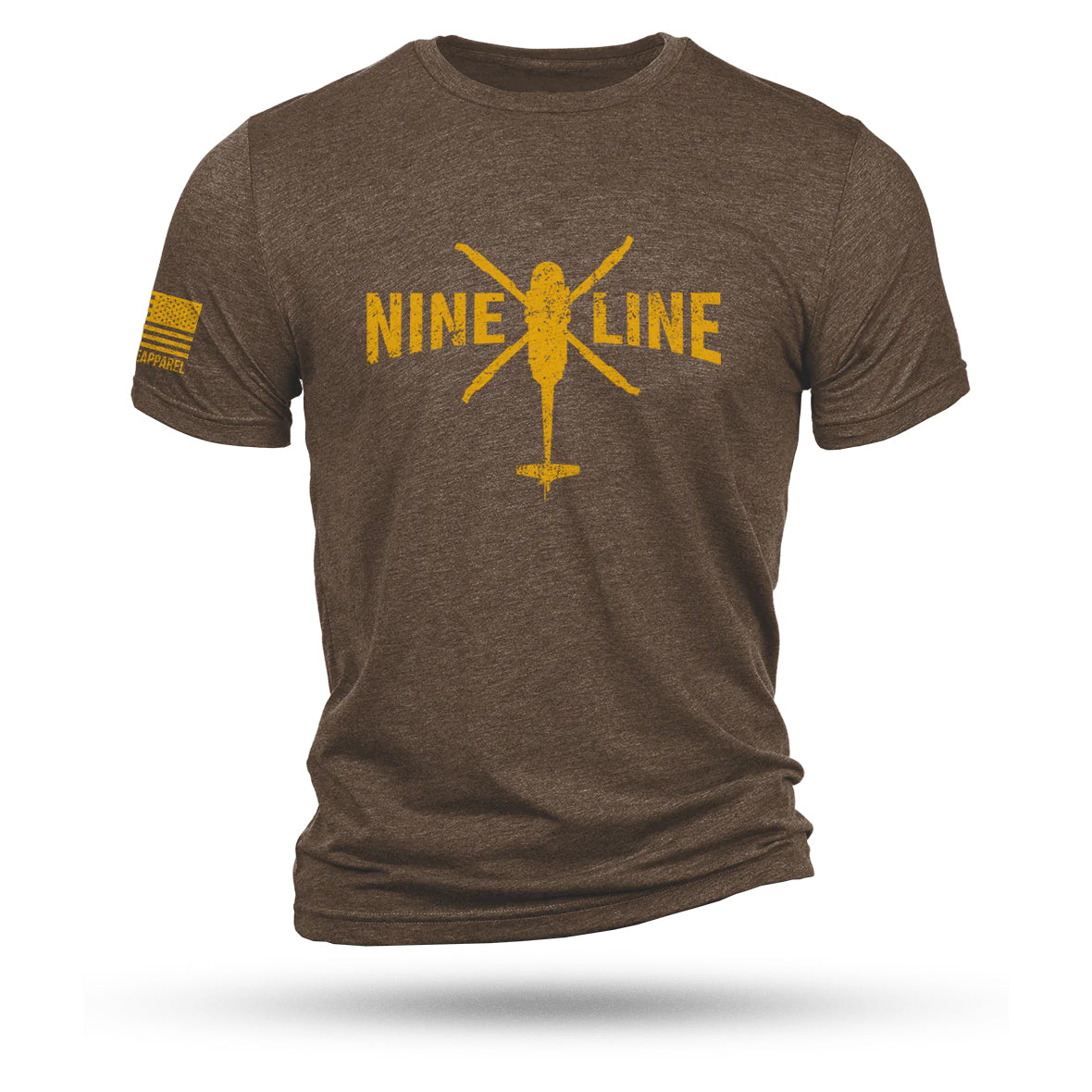 Maglietta Nine Line Helo, marrone