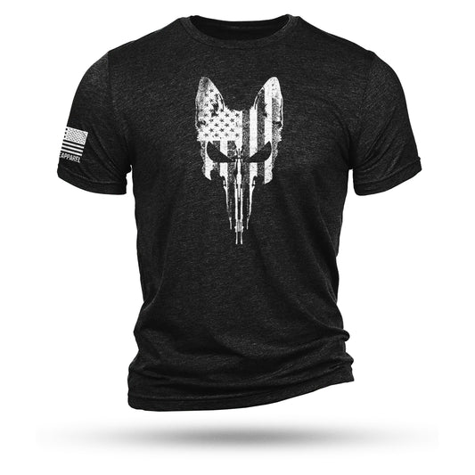 Maglietta REX SKULL FLAG, nera