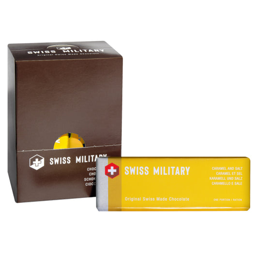 Swiss Military Schokolade Karamell und Salz, 18x50g
