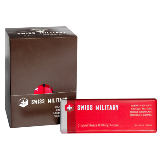 Swiss Military Original-Militärschokolade Milch, Display 18x50g