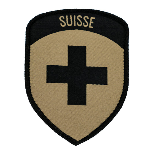 Klettabzeichen Landeswappen SUISSE - Tan