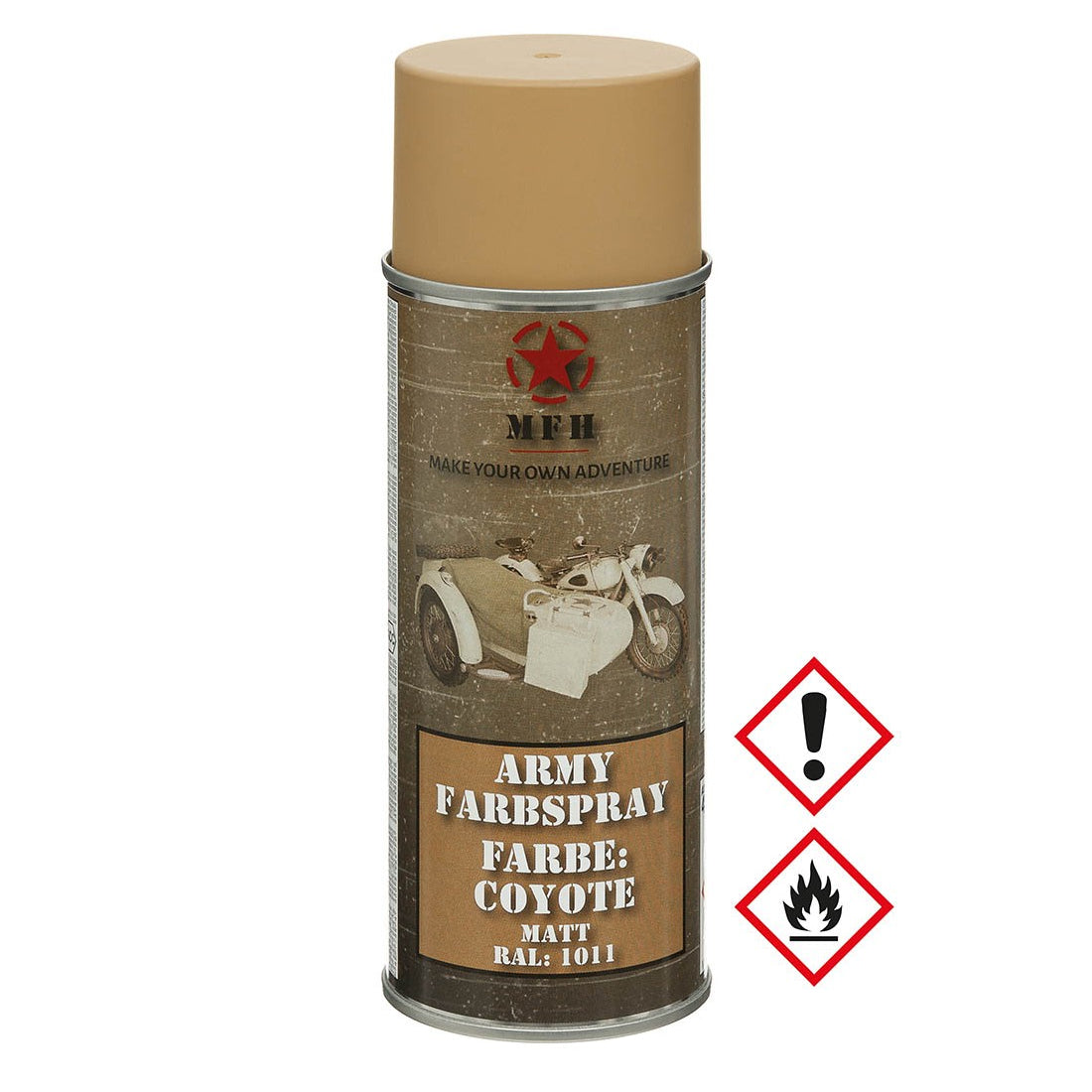 Spray couleur Army, COYOTE, mat, 400 ml