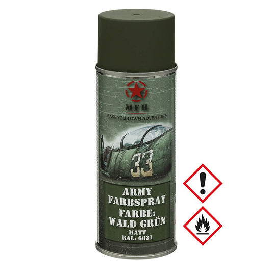 Colore spray militare, FOREST GREEN, opaco, 400 ml