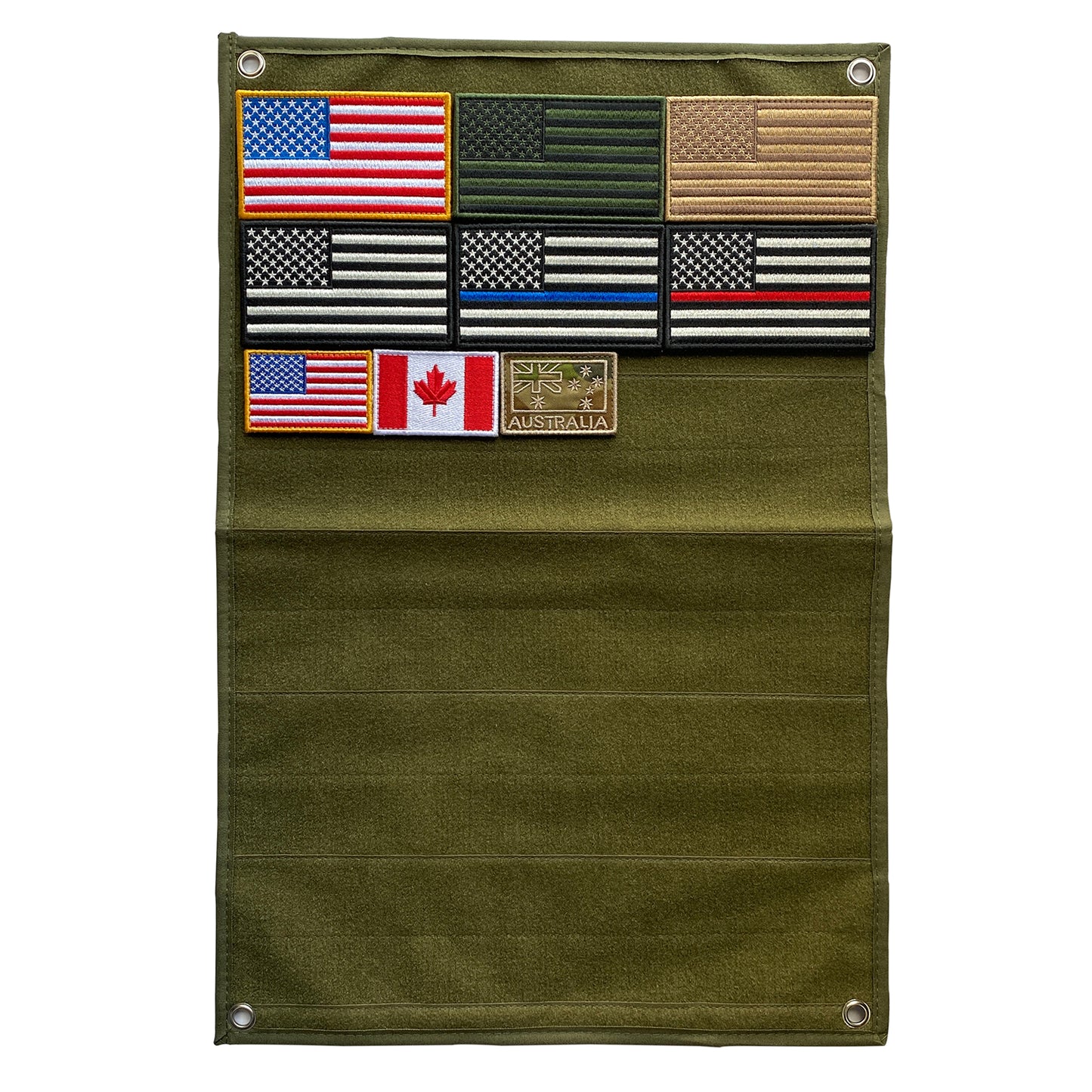 Klett-Paneel MEDIUM VELCRO PANEL, od green