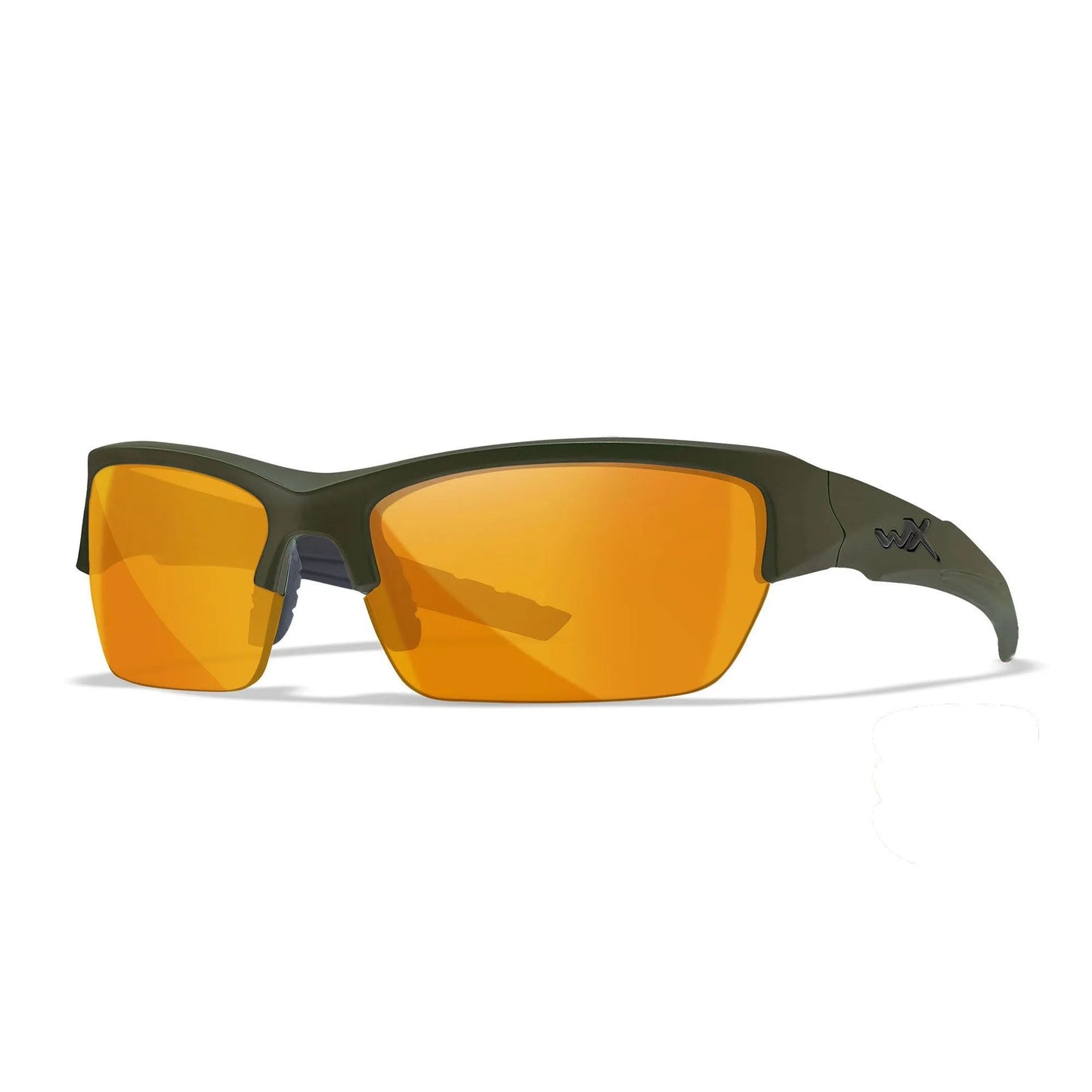 Occhiali da sole WILEY-X WX VALOR 2.5, kit di tre lenti, grigio/trasparente/arancione brillante, verde opaco
