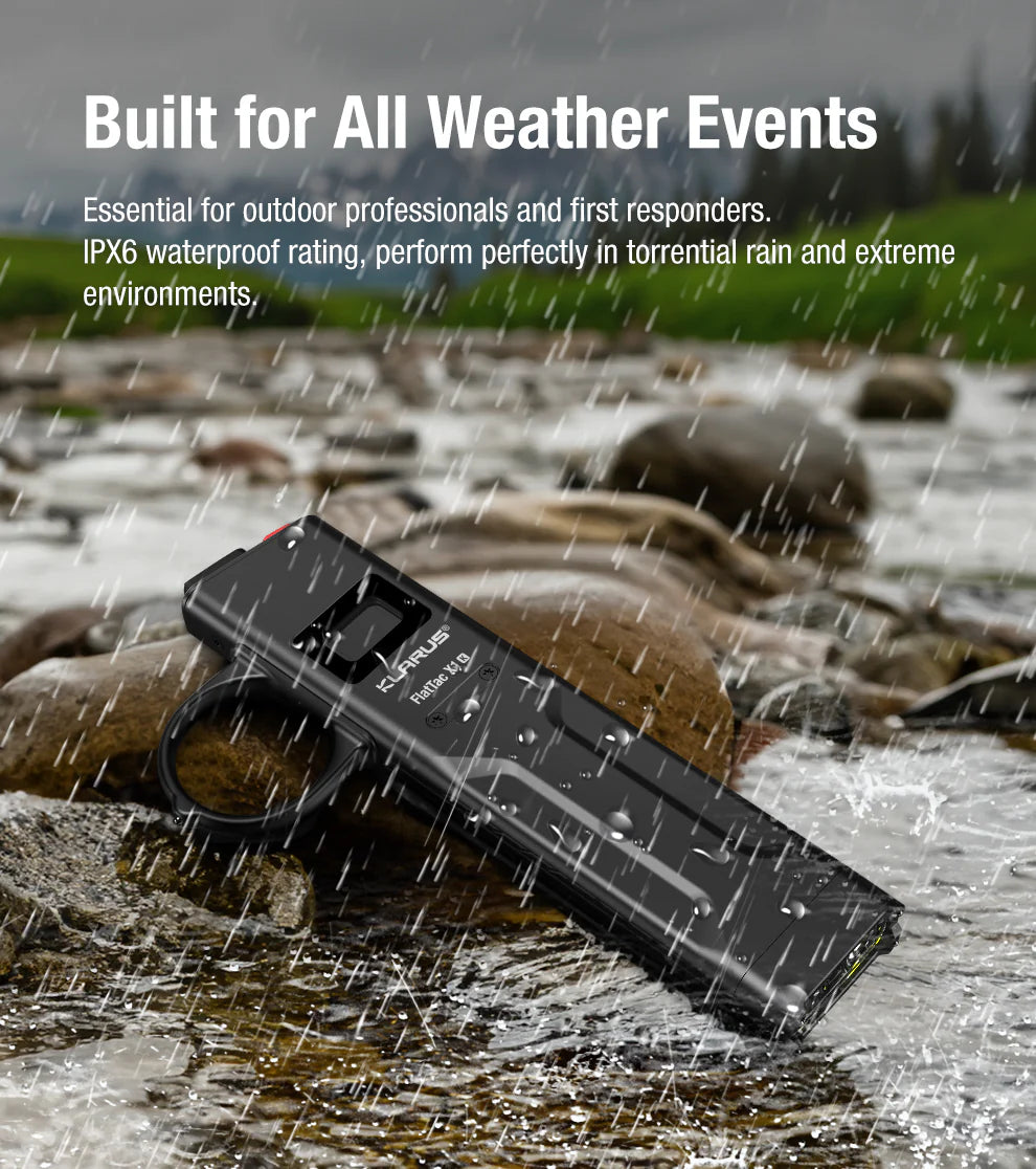 FlatTac X1-E, 4200 lumen (batteria inclusa)