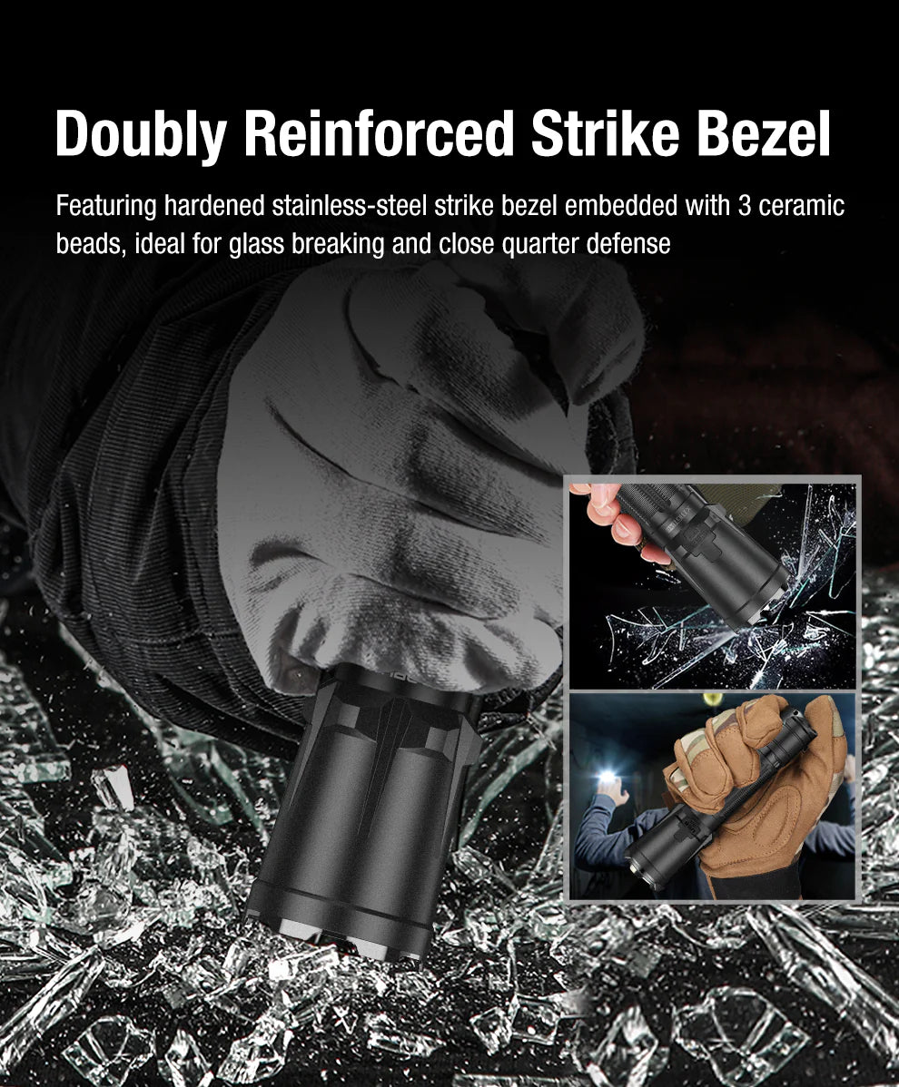 Torcia LED XT11GT PRO V3.0, 3.300 lumen (incl. batteria da 4000 mAh)