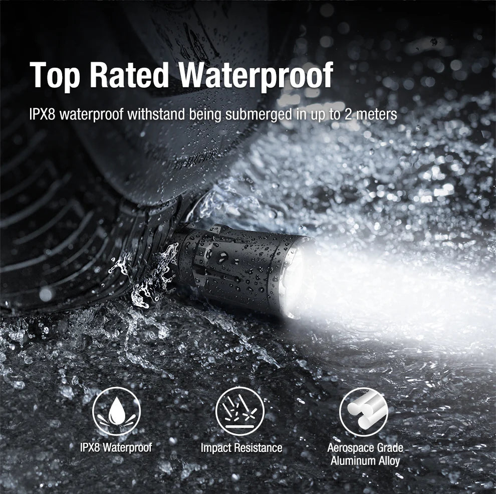 Torcia LED XT11GT PRO V3.0, 3.300 lumen (incl. batteria da 4000 mAh)