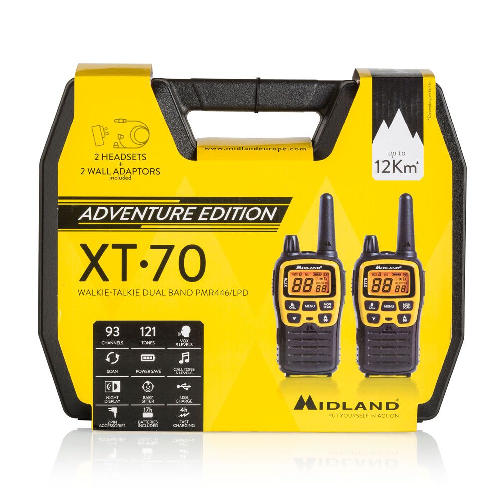 XT70 Adventure Walkie Talkie (2er-Set)