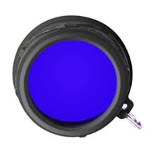 Filtro colorato per lampade Klarus con diametro Betzel di 41 mm, blu