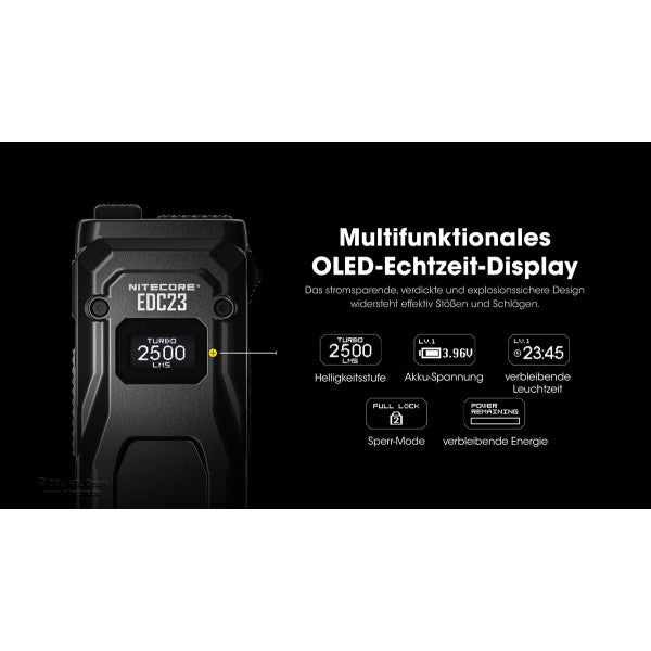 EDC23 - 2500 lumen