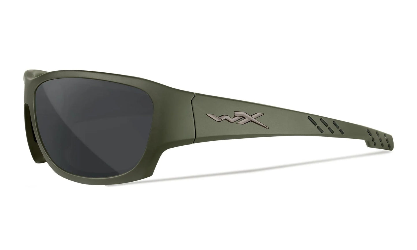 Occhiali da sole WILEY-X WX CLIMB, grigio, montatura verde opaco