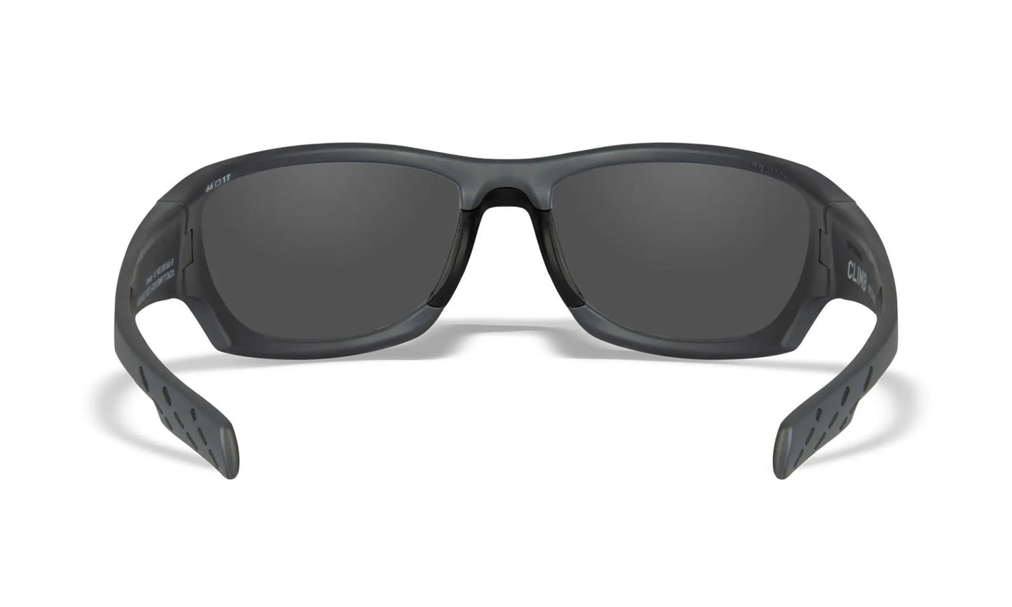Lenti WX CLIMB: CAPTIVATE™ Polarized blu specchiate, Montatura: grigio opaco