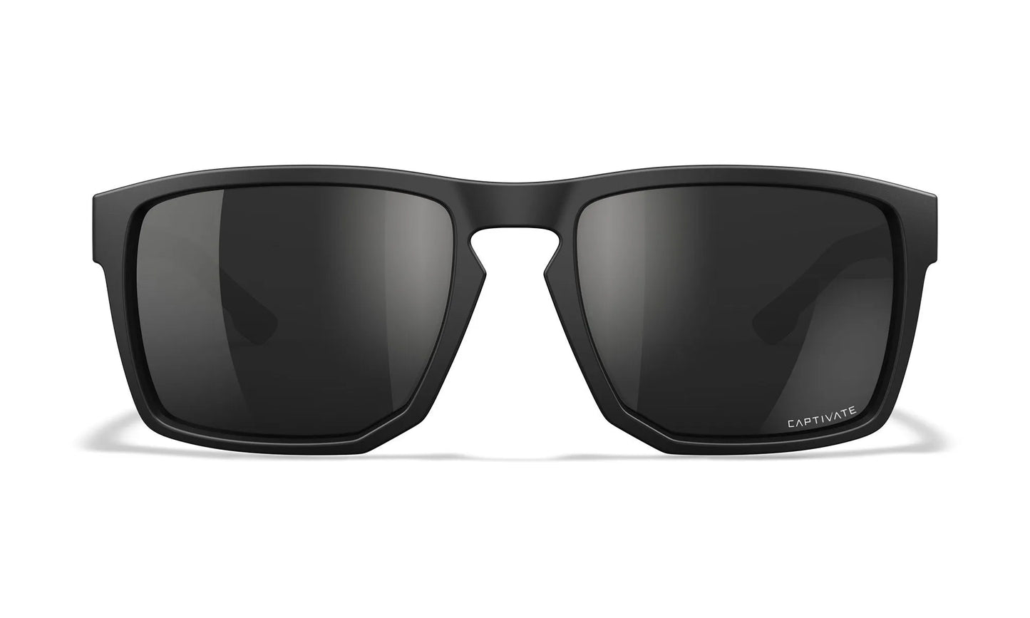 Lenti WX FOUNDER: CAPTIVATE™ Polarized black mirror, Montatura: nero opaco