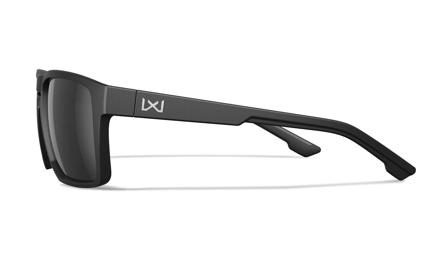 Lenti WX FOUNDER: CAPTIVATE™ Polarized black mirror, Montatura: nero opaco