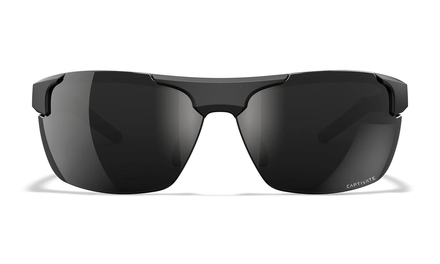 Lenti WX PRIME: CAPTIVATE™ Polarized black mirror, Montatura: nero opaco