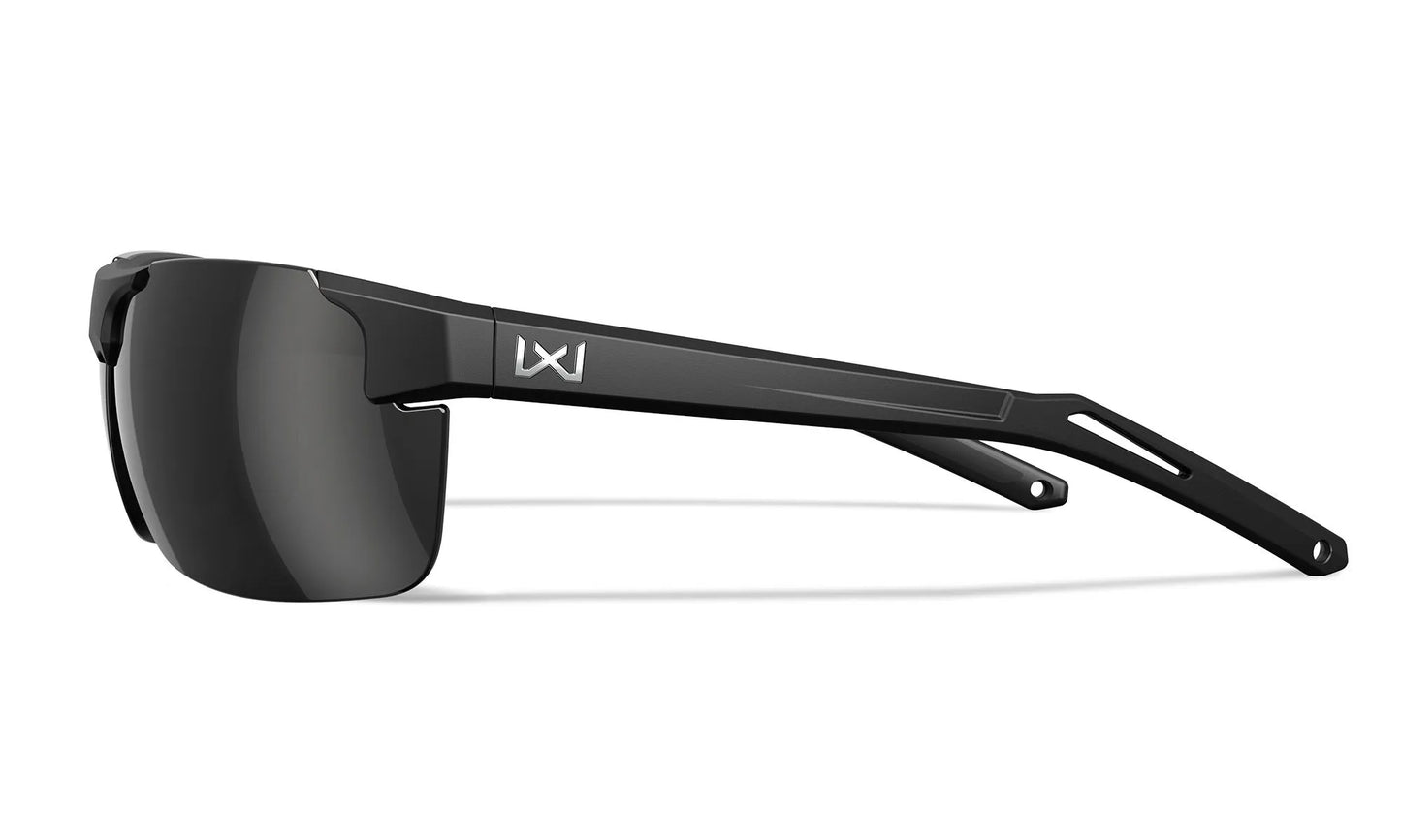 Lenti WX PRIME: CAPTIVATE™ Polarized black mirror, Montatura: nero opaco