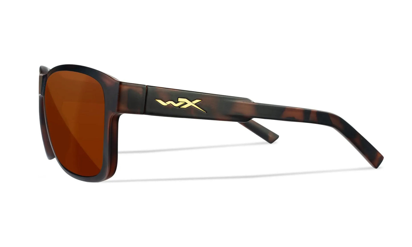 Lenti WX TREK: CAPTIVATE™ Polarized copper, Montatura: Havana brown opaco