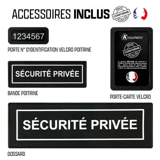 Polar Fleece Jacket Secu-One HV-Tape