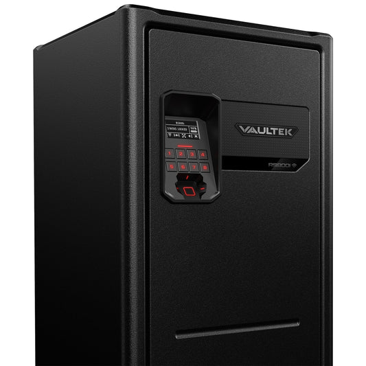 Cassaforte per armi ViSN RS800i-BK Cassaforte per fucili biometrica intelligente, rivestita in nero