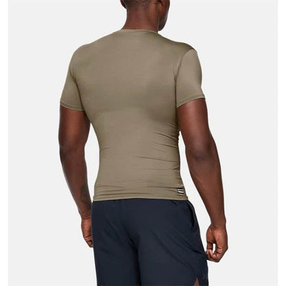T-Shirt Compression HeatGear (refroidissement), beige fédéral