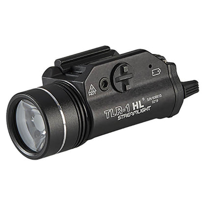 Lampada tattica per armi TLR-1 HL, nera, 1.000 lumen (batterie incluse)