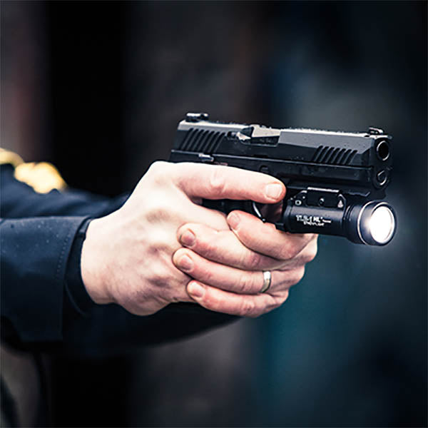 Torcia tattica per armi TLR-1 HL, Flak Dark Earth, 1.000 lumen (batterie incluse)