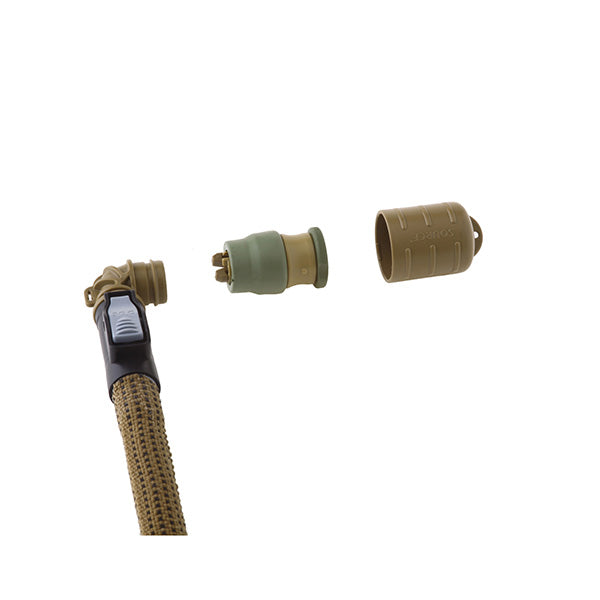 Poche d'hydratation WLPS 3L, profil bas, valve anti-tempête, IRR coyote