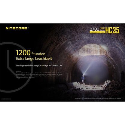 PROIETTORE A LED HC35 - 2.700 lumen, batteria inclusa