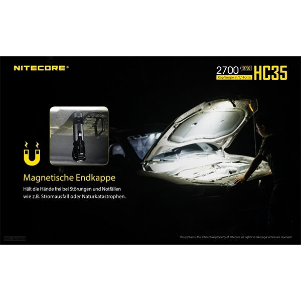 PROIETTORE A LED HC35 - 2.700 lumen, batteria inclusa
