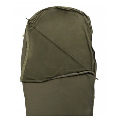 SACCO A PELO INTERNO GRIZZLY, cerniera OLIVA a sinistra