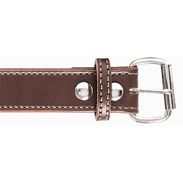 Bracelet en cuir stable 14oz LEATHER GUN BELT, Steel Core, marron 