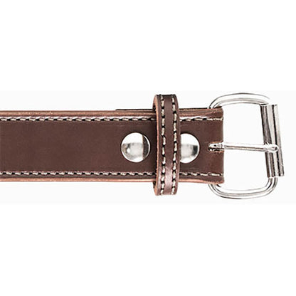 Bracelet en cuir stable 14oz LEATHER GUN BELT, Steel Core, marron 