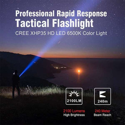 LED Taschenlampe XT2CR PRO, 2'100 Lumen, matte gray (inkl. Akku)