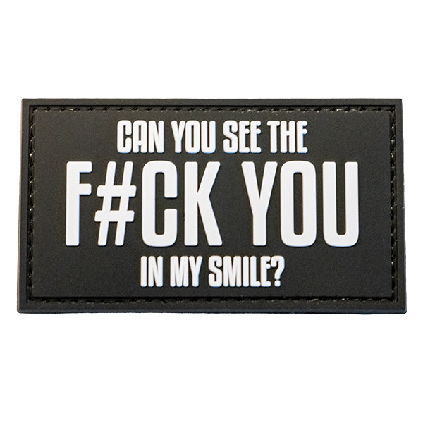 Moral Patch POUVEZ-VOUS VOIR LE F#CK YOU DANS MON SOURIRE ?