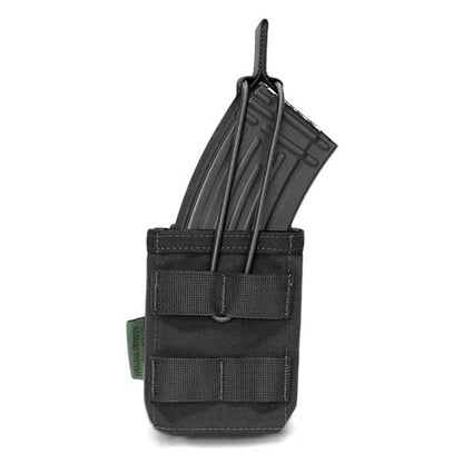 Single MOLLE Open AK 7,62 mm Mag / Bungee Retention - 1 Mag, noir
