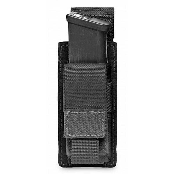 Pochette chargeur pour pistolet simple 9 mm à action directe, noire