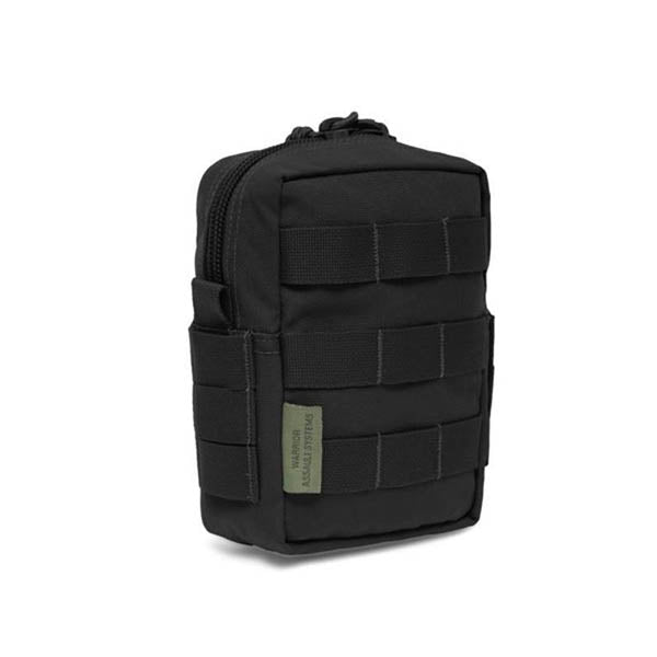 Petite pochette utilitaire MOLLE zippée, noire