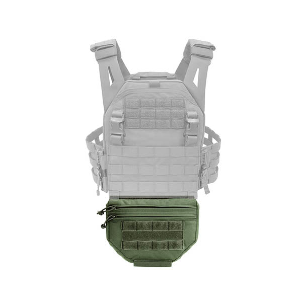 Pochette utilitaire rabattable à Velcro, vert OD