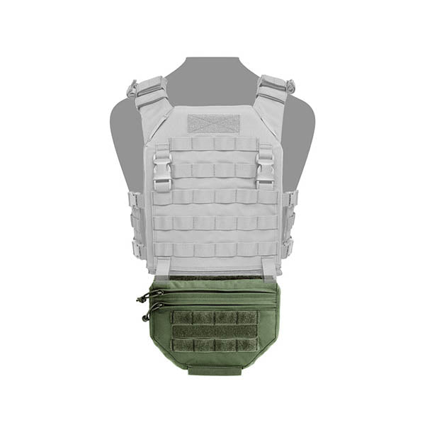 Pochette utilitaire rabattable à Velcro, vert OD