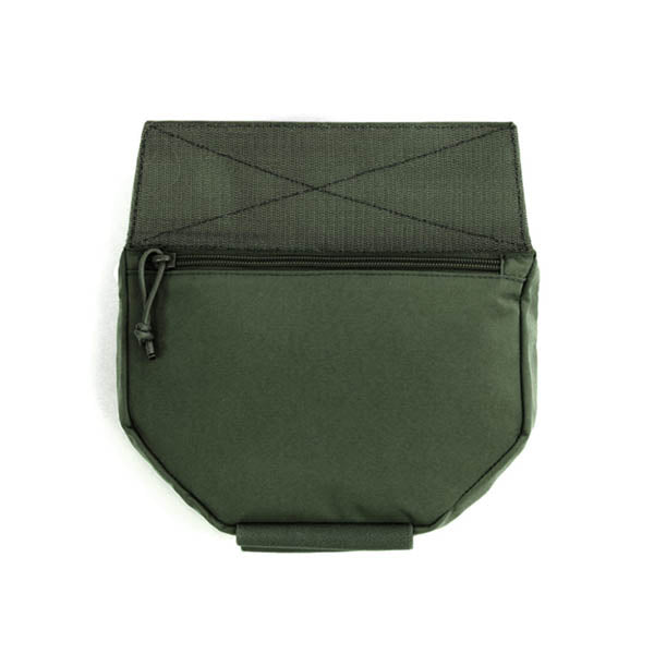 Pochette utilitaire rabattable à Velcro, vert OD
