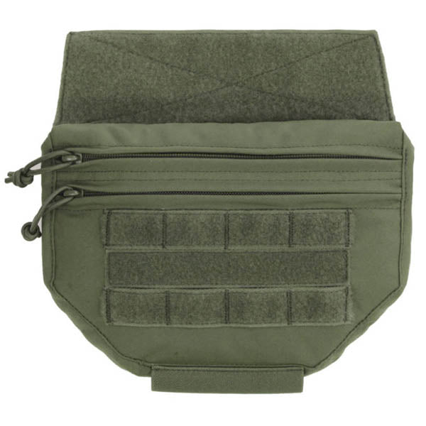 Pochette utilitaire rabattable à Velcro, vert OD