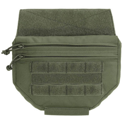 Pochette utilitaire rabattable à Velcro, vert OD