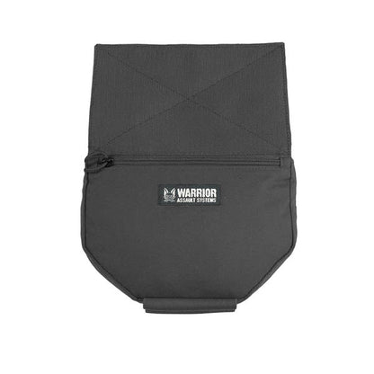 Pochette utilitaire Velcro déroulante découpée au laser, noire