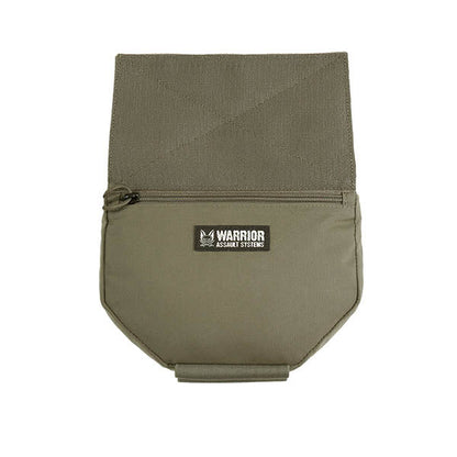 Pochette utilitaire Velcro déroulante découpée au laser, vert ranger