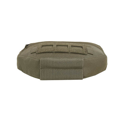 Pochette utilitaire Velcro déroulante découpée au laser, vert ranger
